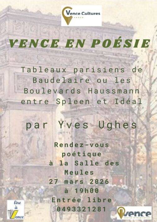 Printemps des Poètes à Vence