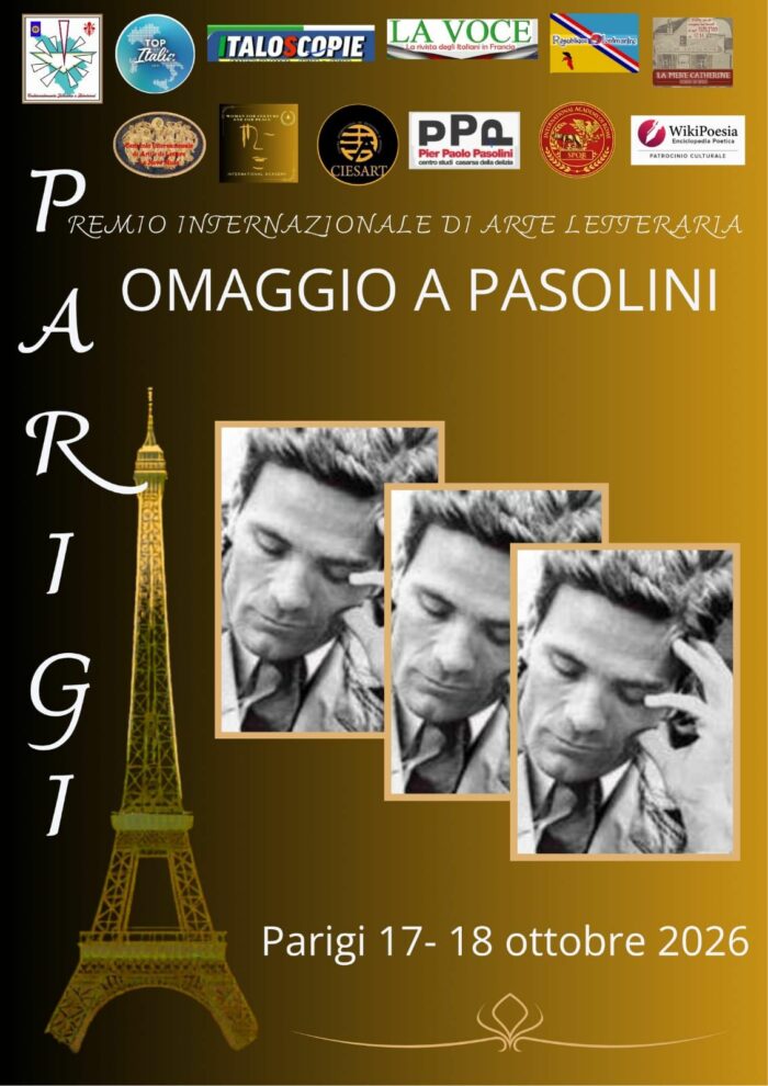 Prix International de Littérature et Poésie en l’honneur de Pier Paolo Pasolini