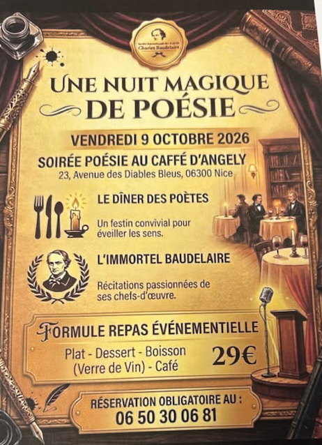 Soirée poésie au Caffé d’Angély